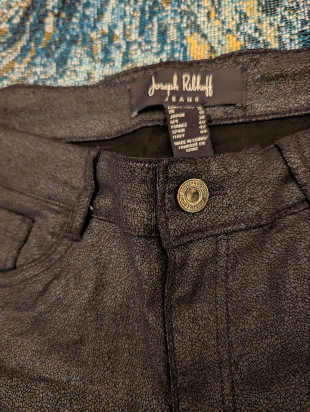 Joseph Ribkoff Sparkle Jeans - Picture 3 of 7